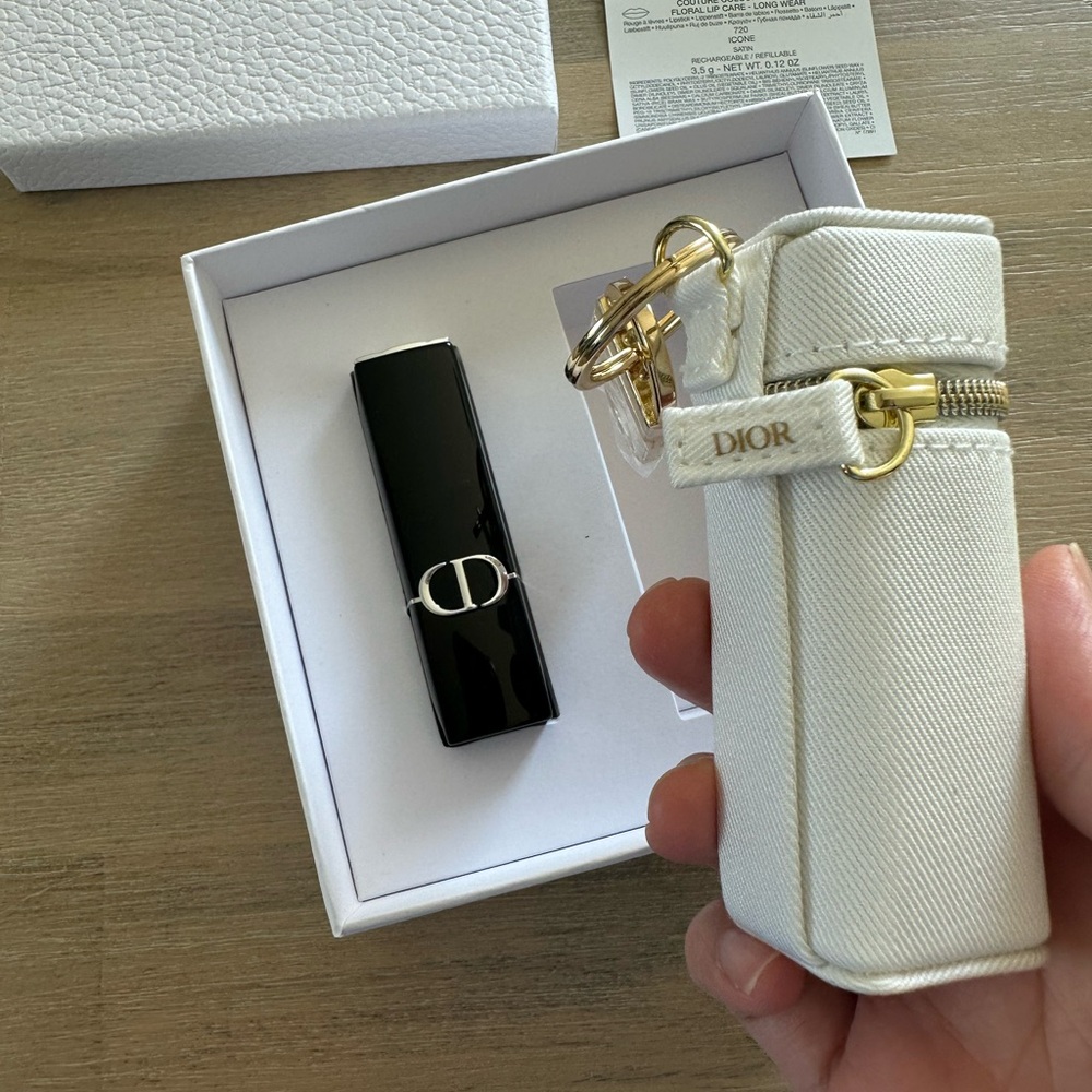 Dior Lipstick Holder w/ Full size Rouge Dior 720 Icone Satin - Limited Editio - Picture 3 of 5